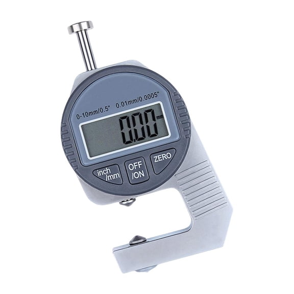 MOMOJIA Thickness Gauge Meter Electronic Micrometer 0-12.7mm/0.5in Thickness Indicator