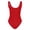 A75-Red, variant on Women's One Piece Swimsuits Tummy Control Ruched Push Up Bathing Suit Tie Back Slimming Swimwear(Red,M)