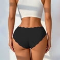 thumbnail image 4 of LIZUOJUN Under $3 Underwear Women Scalloped Edge Hipster Cheeky Bikini Briefs Silky No Show Stretch Breathable Panties XS,S,M,L, 4 of 7