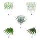 thumbnail image 5 of Toystoory 12 piezas de ramo de plantas simuladas de bajo precio con alta rentabilidad, gran cantidad de plantas artificiales, decoración de Type3 NO3, 5 of 6