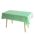 thumbnail image 1 of VERMON Nappe, Couverture de Table à Manger Imprimé Rayures Imperméable Résistant à la Décoloration Anti-Rayures Décoration Maison Couleur Vive Couverture de Table à Usage Unique Fournitures de Fête, 1 of 6
