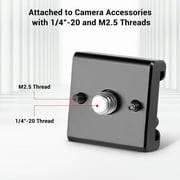 SmallRig 2pcs Cold Shoe Mount Adapter Bracket with 1/4 Thread Hole for Cameras