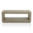 thumbnail image 3 of Furniture of America Robbs Modern Bottom Shelf Coffee Table, Natural, 3 of 6