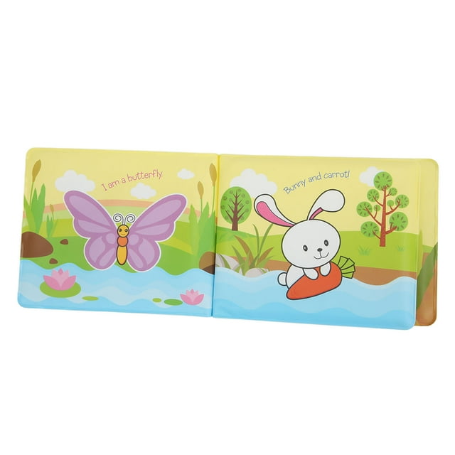 Baby Bath Book, Color Perception Stimulate Imagination Bath Book For Travel For Bedroom For Bathroom Duck Swimming