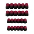 thumbnail image 1 of de 24 clavos de ataúd color rojo negro, de puntas artísticas de uñas postizas mate, uñas postizas cortas de cubierta para bail Yuyangstore Puntas de uñas falsas, 1 of 7