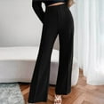 thumbnail image 6 of Mlzmgr Plus Size Work Pants for Women S-4XL Wide Leg Stretchy Trousers Solid Color Business Casual Pants, 6 of 8