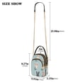 thumbnail image 2 of FORMRS Crossbody Bag for Women Quilted Travel Shoulder Cell Phone Purse with Chain Strap Handbag, Green Cute Rabbits, 2 of 7