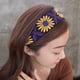 thumbnail image 2 of Diadema con nudo bordado estilo tótem bohemio retro para la cabeza, banda elástica para el cabello europea y americana, 2 of 6