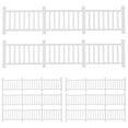thumbnail image 1 of 8Pcs Miniature Landscape Decoration White Rectangular for Doll House Decoration ABS Material, 1 of 9
