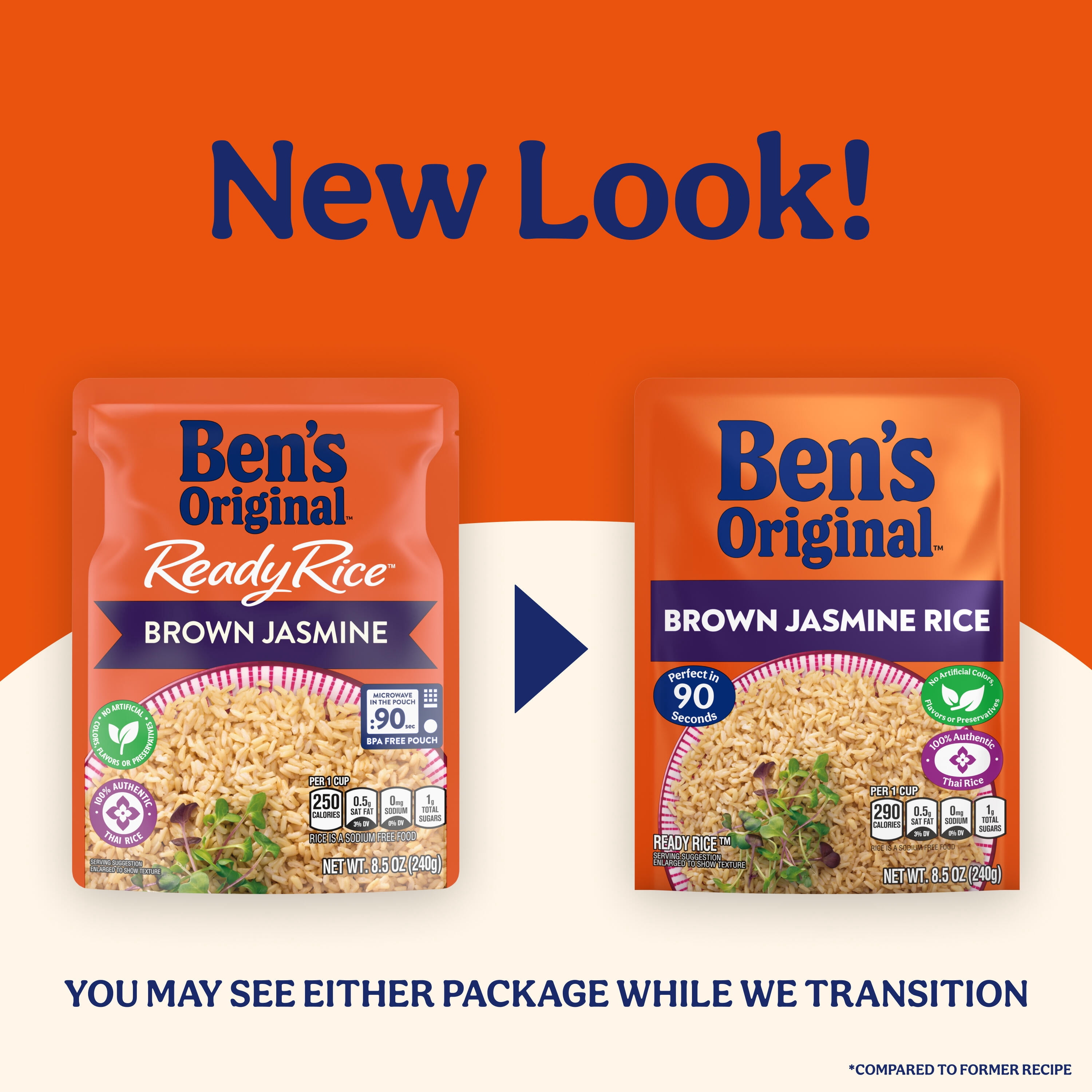 (2 pack) Ben's Original Brown Jasmine Ready Rice