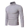 thumbnail image 4 of Yifymode Mens T Shirt Long Sleeve Basic Mock Turtleneck Pullover Thermal Solid Tops | Undershirt,Slim Fit,Casual Wear,Office Work,Lightweight, 4 of 6