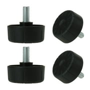 4pcs M10 x 20 x 50mm Leveling Feet Adjustable Leveler Floor Protector for Home Furniture Desk Table Chair Leg