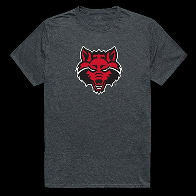Arkansas State University Cinder College Tee, Heather Charcoal - Extra Large
