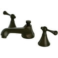 thumbnail image 1 of Kingston Brass KS4475BL Widspread Lavatory Faucet with Brass Pop-Up, Oil Rubbed Bronze, 1 of 1