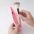 thumbnail image 4 of Travel Makeup Brush Holder - Silicone Makeup Brush Case Holder Reusable Portable Travel Makeup Brushes Storage Cover Dustproof Soft and Sleek Makeup Tools Organizer for Travel, 4 of 5