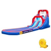 Sunny & Fun Inflatable Water Slide & Blow up Pool, Kids Water Park for Backyard