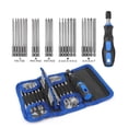 thumbnail image 4 of Juego De Destornilladores De 25 Piezas 100 Mm Plano Phillips Pozidriv Hexágono Torx Aleación De Acero Multifuncional Con Bolsa De Almacenamiento Kit De Destornilladores Para Trabajos De Reparación sonducket TO004248-00, 4 of 6