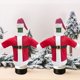 thumbnail image 4 of Fiudx Liquidación de ahorros de verano fundas para botellas de vino, decoración para el hogar, fiesta, Papá Noel, Navidad, 4 of 7