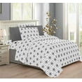 thumbnail image 2 of Elegant Comfort 6 Piece Bed Sheets Polyester King Cube Gray Cube, 2 of 5