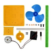 Uadme Kit de generador Solar - Ventilador de generacin de generador Solar Conjunto fsico Hecho a Mano Solar Kits de Bricolaje Juguete