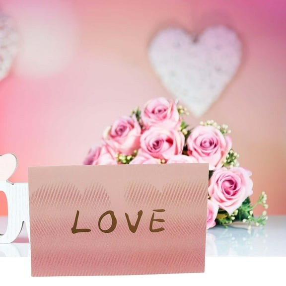 Tachiuwa Valentine's Day Greeting Cards 3D Paper Anniversary Card Love Heart Card Popup Love Card for Fathers Day Girlfriend Boyfriend
