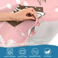 thumbnail image 5 of Yayeee Kitchen Curtains Tier Set of 2 Light Filtering 57"x24" Over Sink Window Panels, Brown Hand Drawn Cups, 5 of 7
