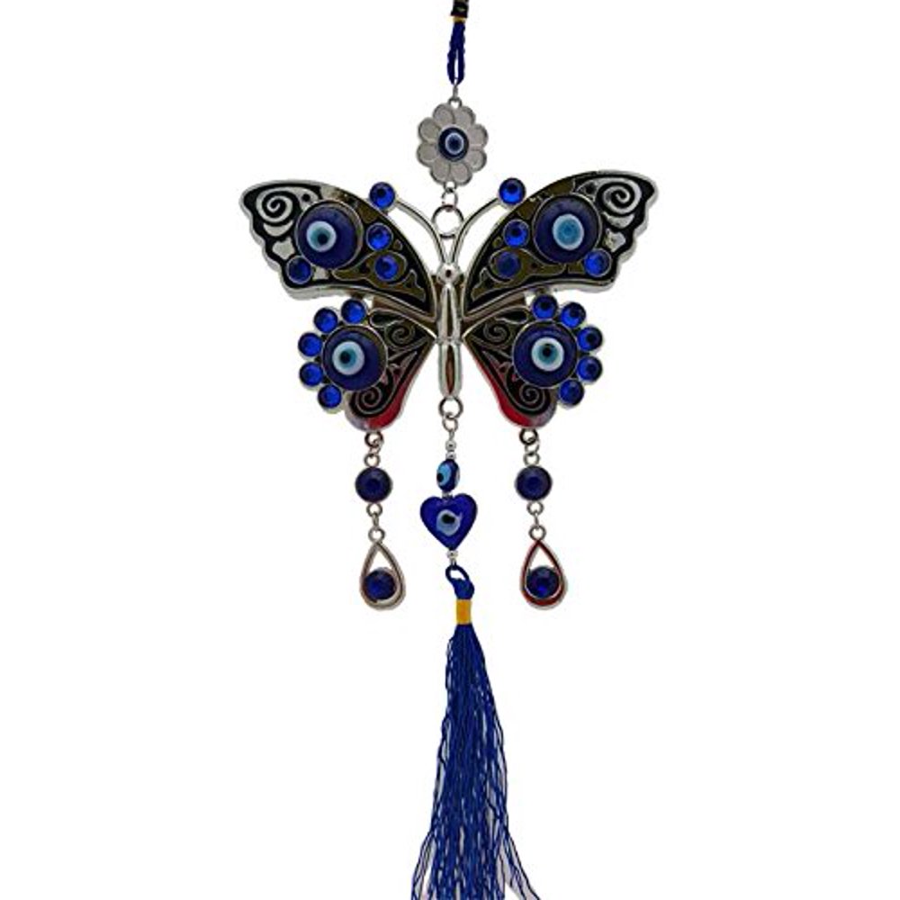 Butterfly Evil Eye Wall Hanging