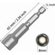 thumbnail image 4 of Magnetic Screwdriver Bit, 8 mm 1/4' Hexagonal Screwdriver Bit with Quick Change Groove for Electric Hand Drill/Lithium Drill/Pneumatic Screwdriver/Im, 4 of 4