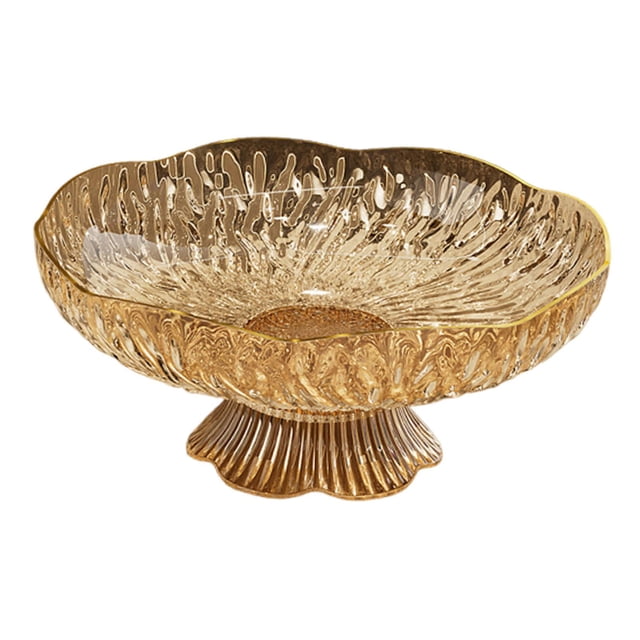 Frutero con pedestal, cesta de frutas con patas, práctica bandeja de almacenamiento, decoración elegante para Amarillo