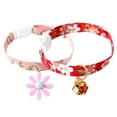 thumbnail image 1 of Collier Chat avec Pendentif Cloche Petit Chien Noeud Papillon, 1 of 5