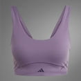 thumbnail image 4 of Adidas SHADOW VIOLET CoreFlow Luxe Studio Medium-Support Bra, US Medium, 4 of 4