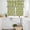 Green Yellow Black White, variant on Yellow Lemon Kitchen Curtains Sets for Windows 24 Inch Length, Summer Fruit Green Retro Farmhouse Leaf Rod Pocket Window Treatments Tier Curtains and Valances Set for Bedroom/Bathroom