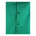 thumbnail image 3 of MAGID SparkGuard PVC-Free Flame-Resistant Cotton Jacket, 30” Long, Green, Size 4XL, 3 of 3