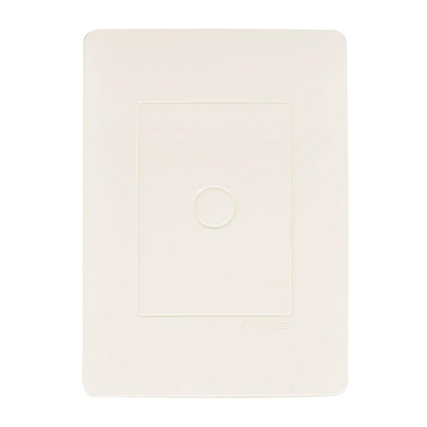 Placa Ciega Unno Policarbonato Blanco 11.2X7.8X1.3 Cm