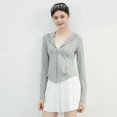thumbnail image 3 of Chaqueta de protección solar UPF Original Silk Slims, transpirable, nueva prenda de yoga de verano para mujer, protección UV, reafirmante de la piel, 3 of 5