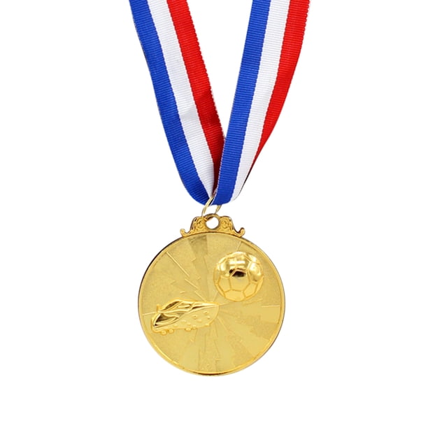 Medalla De Fútbol Medallas de competición Colección Medalla conmemorativa Útiles escolares (Oro)