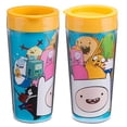 thumbnail image 2 of Adventure Time Cast Plastic Travel Mug 16 oz. Coffee Group Cartoon Network, 2 of 2