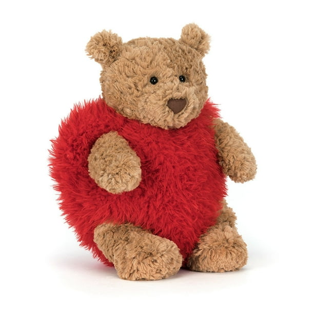 Jellycat 10.23 Inch Bartholomew Bear Heartthrob Soft Plushies Toys, Cuddly and Soft Stuffed Animals Plush Toys Doll, Birthday Gift for Kids