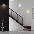 thumbnail image 5 of Leaf Shaped LED Wall Sconce - Modern Metal and Acrylic Design - Bedroom, Hallway, (Warm Light), 5 of 5