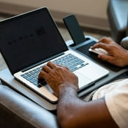 LapGear Home Office Lap Desk, Silver Carbon