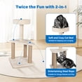 thumbnail image 7 of 28'' Cat Scratching Post, Cat Climbing Tree Toys, Natural Sisal Rope Cat Toys for Kittens and Adult Cats, 7 of 7