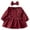 Red, variant on ZPYESWOW Girls Christmas Dress Size 7 Girls Maxi Dress Toddler Christmas 2t Black Outfit Girls' Clothing Sets Baby Clothing 5 Dollar and Under Gifts, Brown 0-3 Months