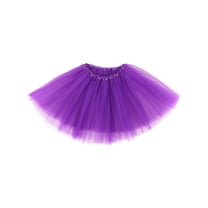 Women's 3-Layer Elastic Waist Tutu Skirt - Breathable Tulle Skirt For Costumes, Running, Dance & Parties