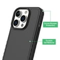 thumbnail image 3 of onn Protective Gel Phone Case for iPhone 15 Pro / iPhone 14 Pro / iPhone 13 Pro - Black, 3 of 9