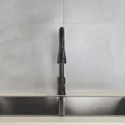 Zovajonia Matte Black Sensor Touch Kitchen Faucet Sink Pull Down Sprayer Swivel Mixer Tap