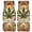 Green Boho Maple Leaf, variant on Uourmeti 4Pcs Car Floor Mat Bohemian Maple Leaf Heavy Duty Carpet Set for Car Front Rear Floor Comfortable Car Rug with Non Slip Rubber
