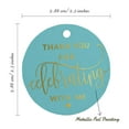thumbnail image 6 of Inkdotpot Pack Of 100 Real Gold Foil Paper Tags Thank You For Celebrating With Me Birthday Favor Hang Tags, 6 of 6