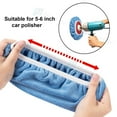 thumbnail image 4 of iMeshbean 20Pack Polishing Bonnet Pads 5-6 inch Microfiber/Wool Polishing Bonnet Buffer Car Wax Pads Cover for Car Polisher (Sky Blue), 4 of 13