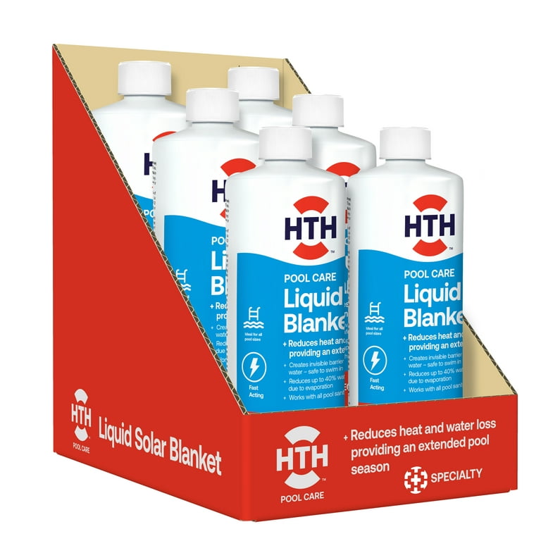 HTH Pool Care Liquid Solar Blanket for Swimming Pools Liquid 28 oz
