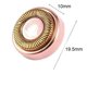 thumbnail image 2 of piezas de depilación facial Ersatzköpfe, Haarentfernungsklingen für den schmerzlosen Epilierer für Frauen Geeignet für den glatten Abschluss Fehlerloser Haarentferner, Gold Rose Zhivalor OTTO-ZYS-0147, 2 of 7
